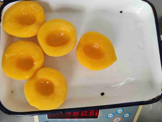 میوه های زرد کنسرو شده هلو 400 گرم / قوطی مواد مغذی غنی از کلسیم